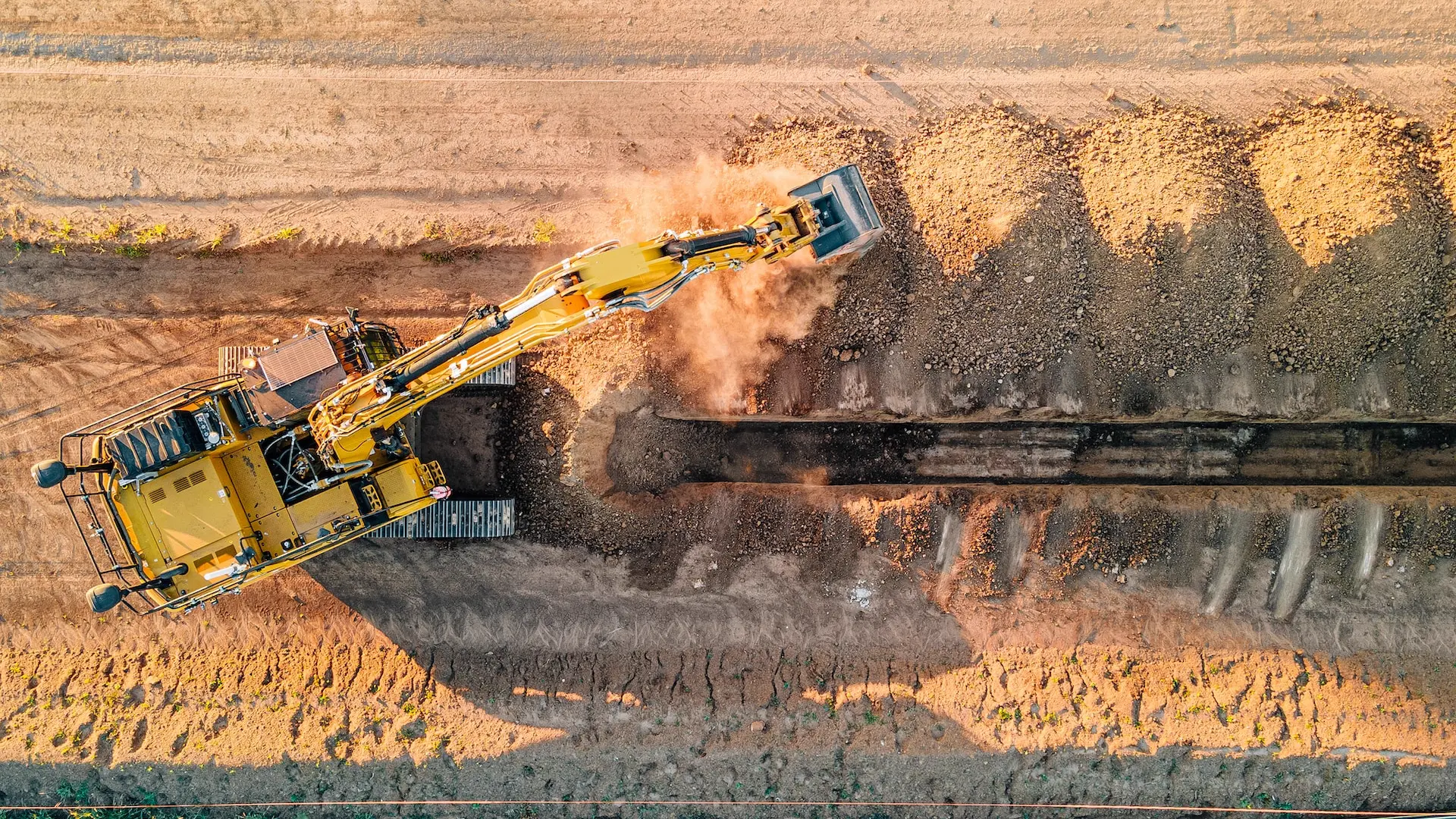 Heavy excavator preparing a Cleveland job site